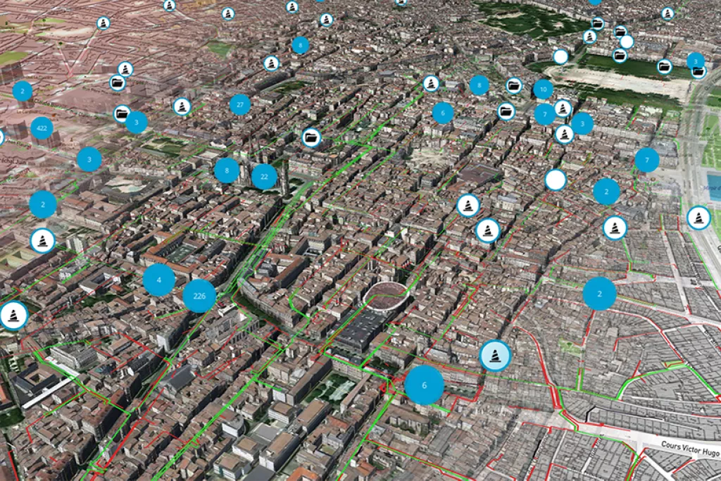 Carte avec géolocalisation