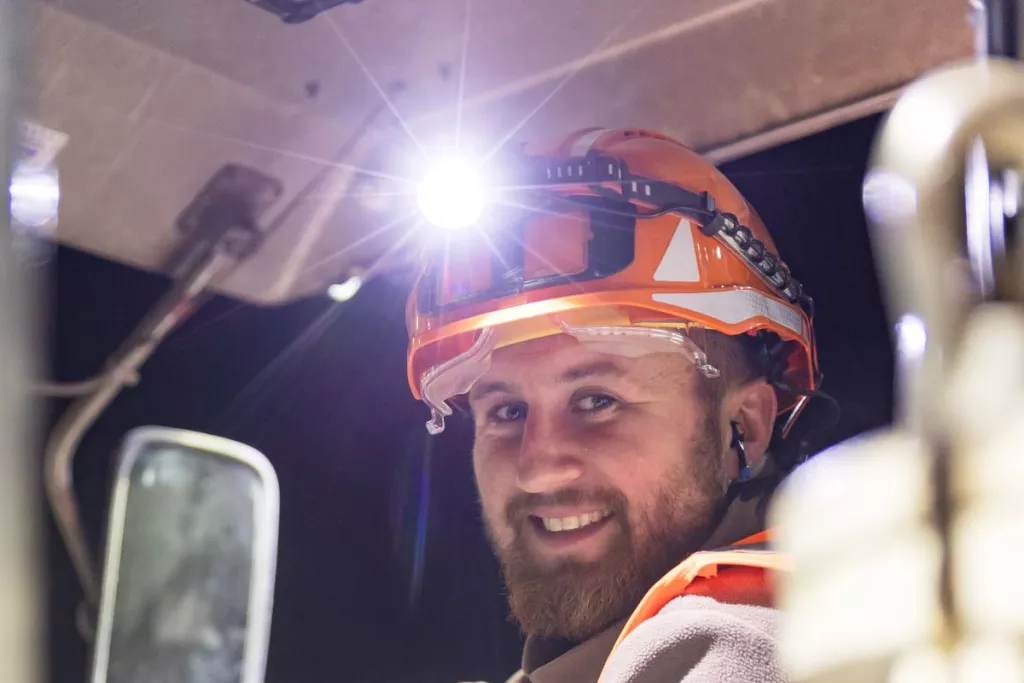 Collaborateur sur chantier