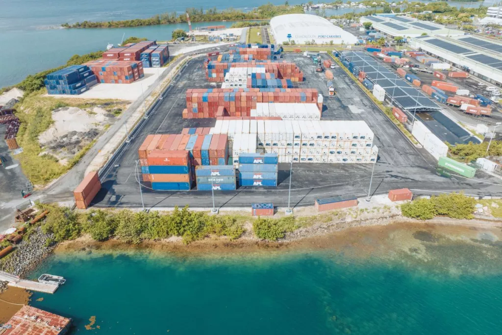 Modernisation du terminal de CMA-CGM du port du Jarry en Guadeloupe