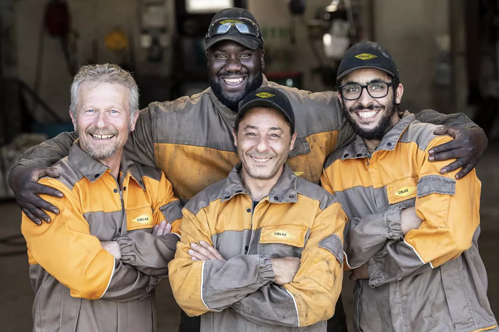 Photo équipe Colas