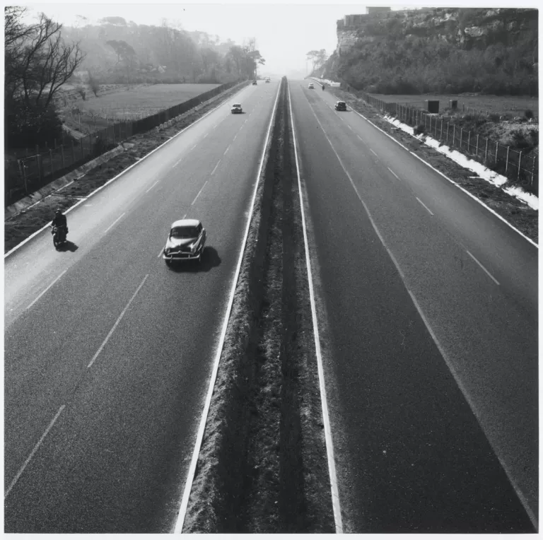 Illustration of Marseille, France (1958) – Autoroute vers le sud 