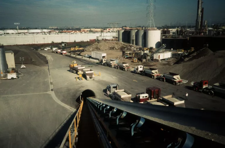 Illustration of Los Angeles, Californie, Etats-Unis (2001) – Port de Los Angeles, Pier 400 