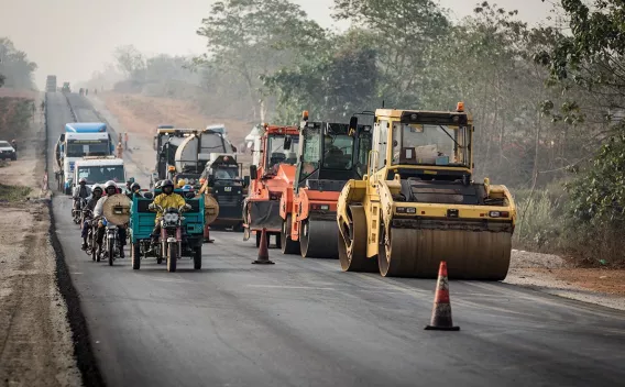 Chantier route du nord