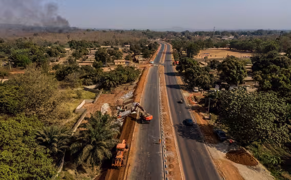 Chantier route du nord