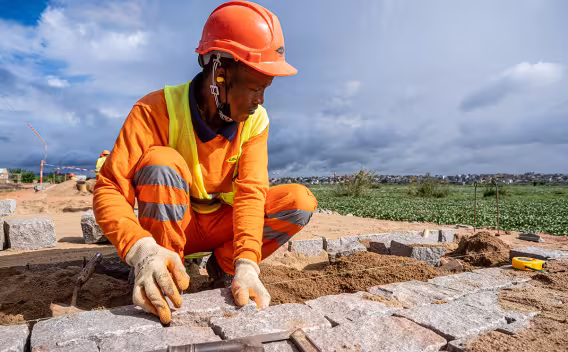 Madagascar ruelles d'Antananarivo