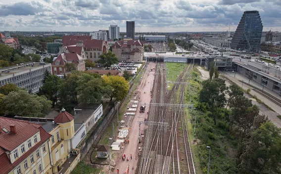 la gare centrale de Poznań