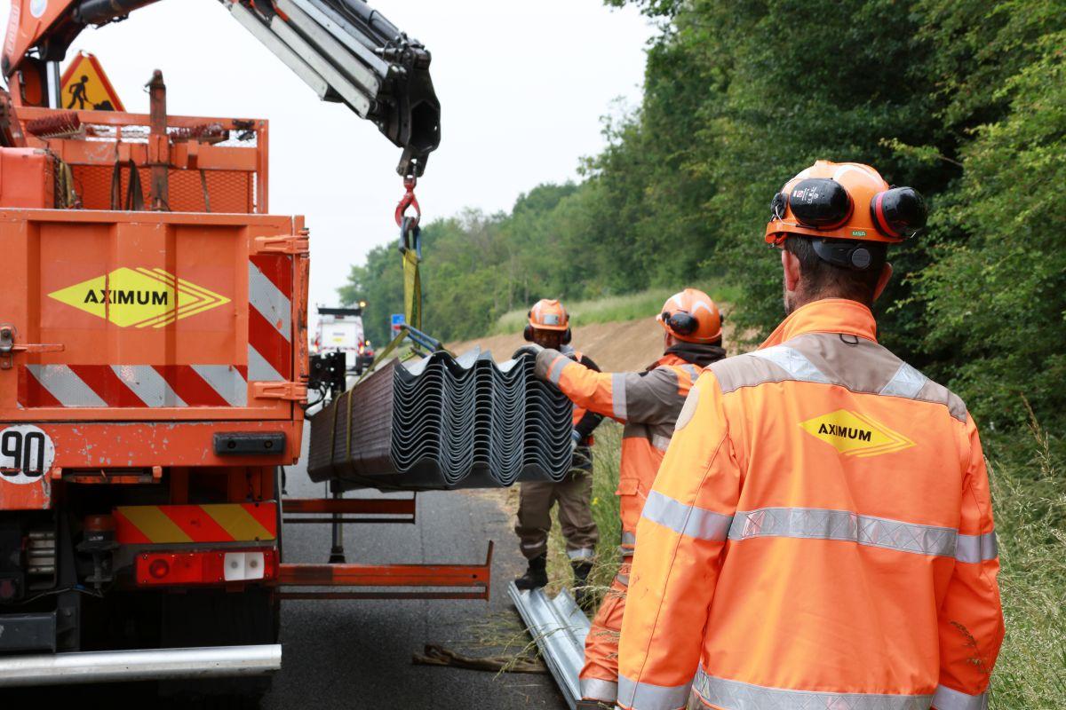 Chantier Sanef Pau - Aximum