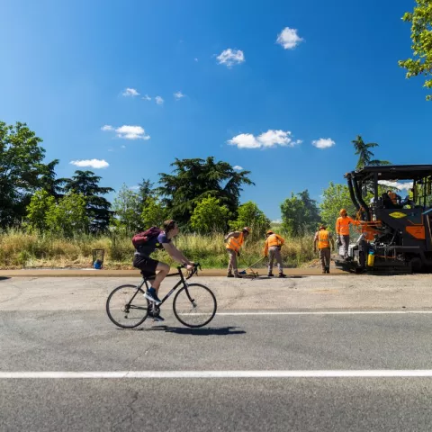 Illustration of Un réseau de pistes cyclables à Lyon